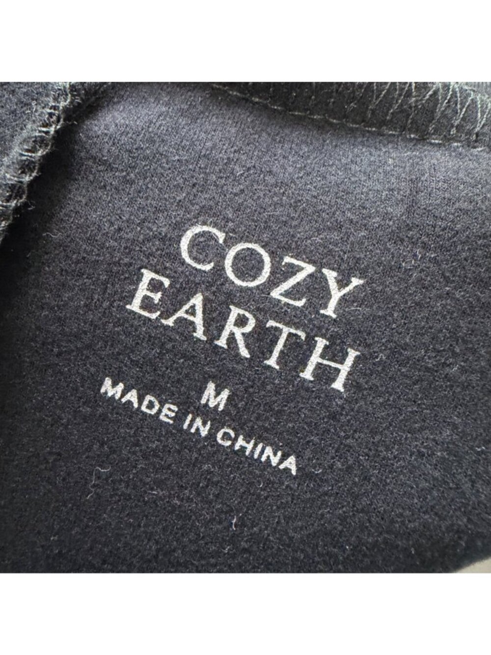 COZY EARTH women's brushed bamboo joggers in black size M - Picture 7 of 8
